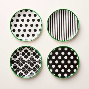New Kate Spade Target set of 4 melamine plates!!